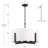 Gaspara 4 - Light Dimmable Drum Chandelier