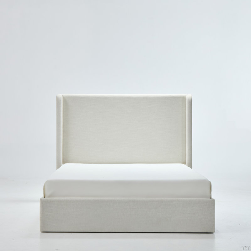 Grand lit tapissier avec tête haute, Grand lit