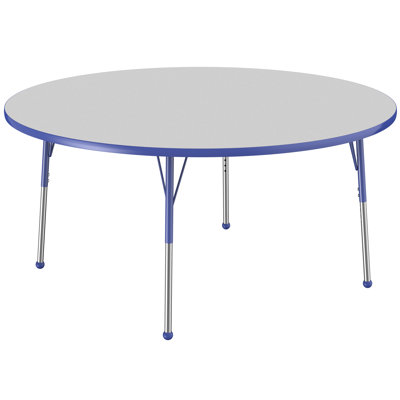 Round T-Mold Adjustable Height Activity Table
