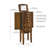 14'' Wide Freestanding Jewelry Armoire