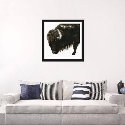Reproduction d’art, « bison Bull » par Nan