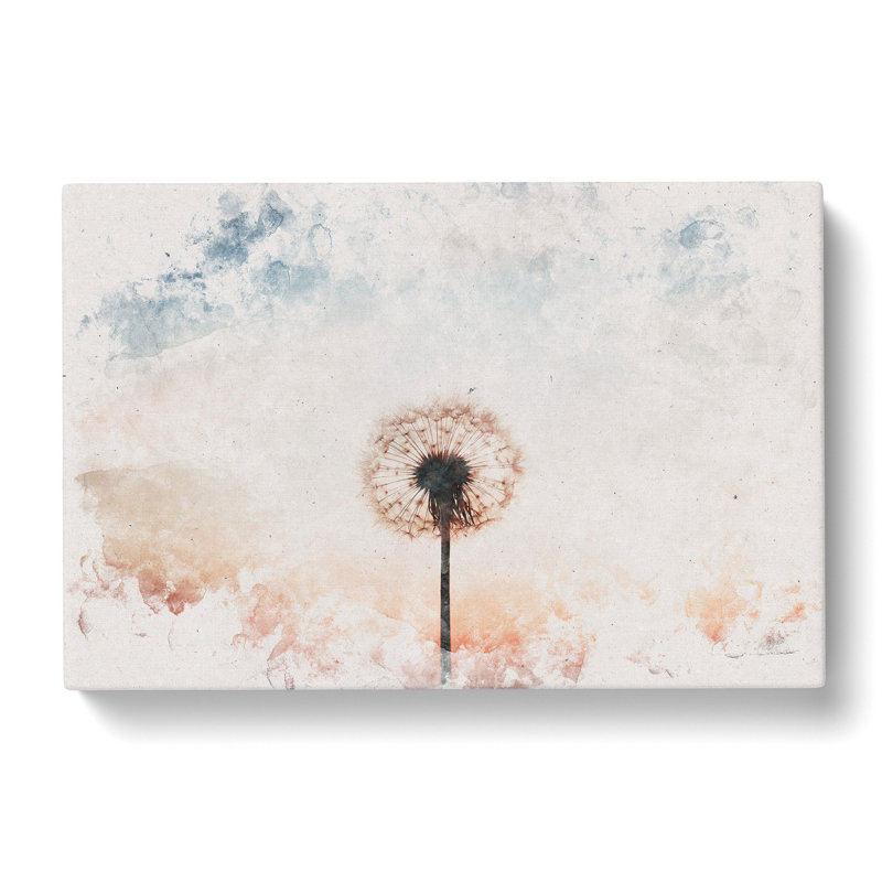Dandelion - Wrapped Canvas Print, 40cm H x 60cm W x 3cm D