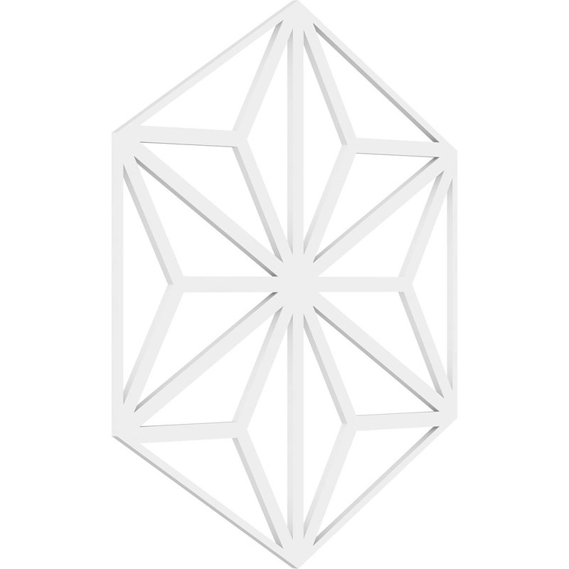 Large Gray PVC Decorative Fretwork Wall Panels