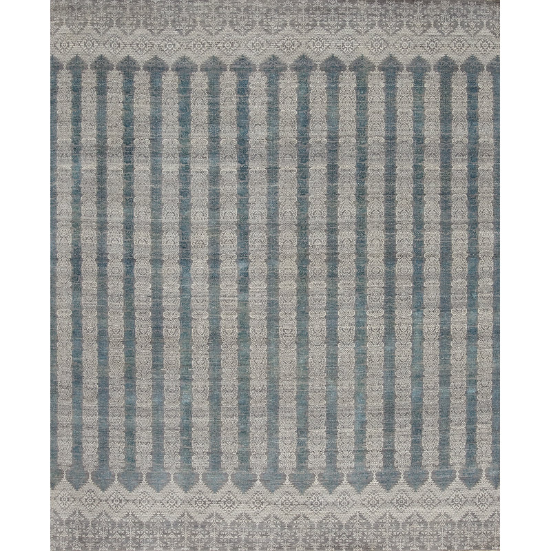 Manhattan Hand Knotted Southwestern Area Rug, Rectangle 12' x 15'