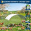 Large Metal Chicken Coop Run, Chicken Run for Yard with Cover, Large Chicken Run, Walk-in Poultry Cage,Chicken Coop for Chickens-1067079697