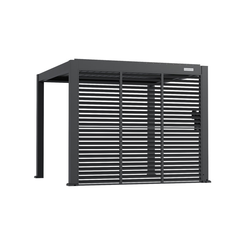Privacy Shutter Walls, 92.9" H x  110.4" W x 2" D