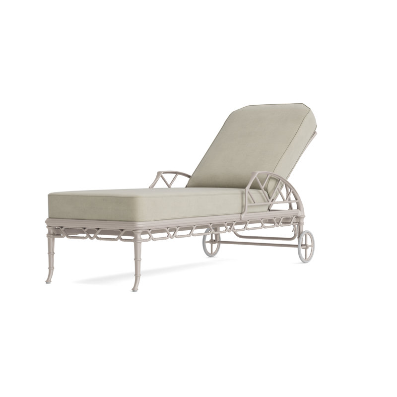 Calcutta Outdoor Chaise Lounge, Dove Smooth, Fusion Moccasian