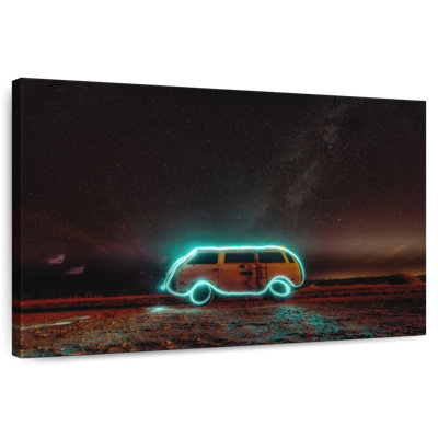 Meon Neon Retro Van