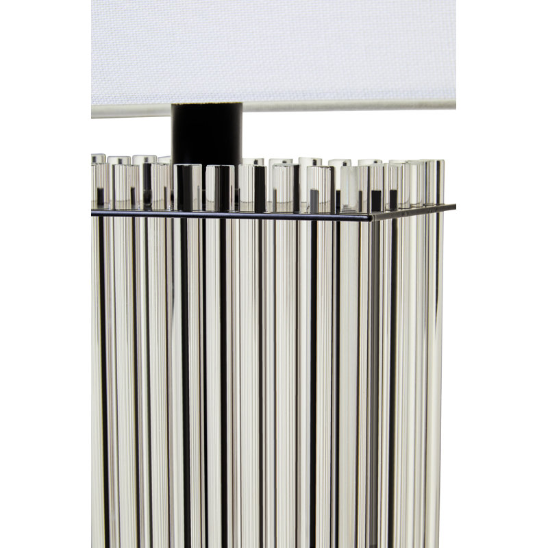 Table Lamp, Black/Clear