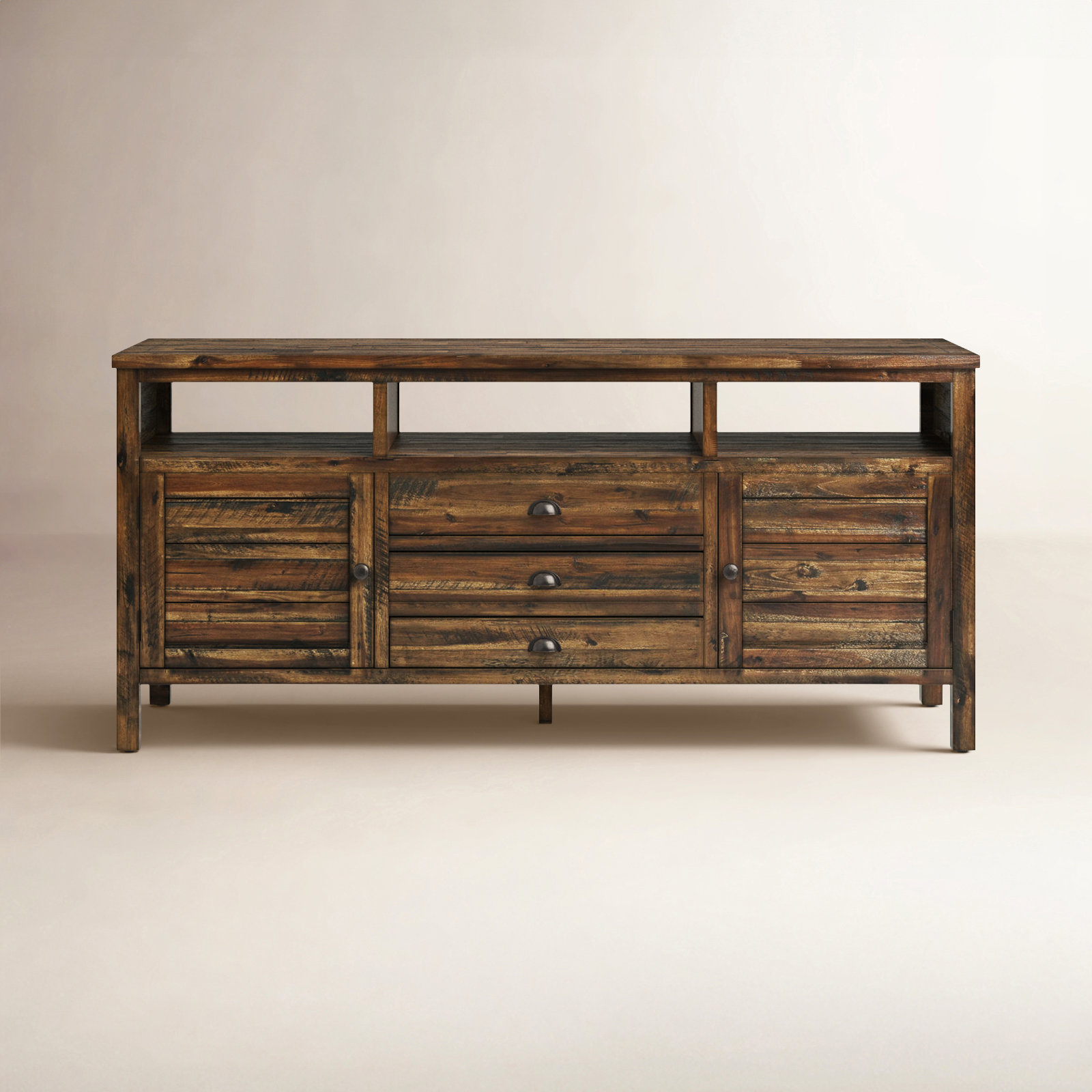 Castile Acacia TV Stand, Dakota Oak, 70"