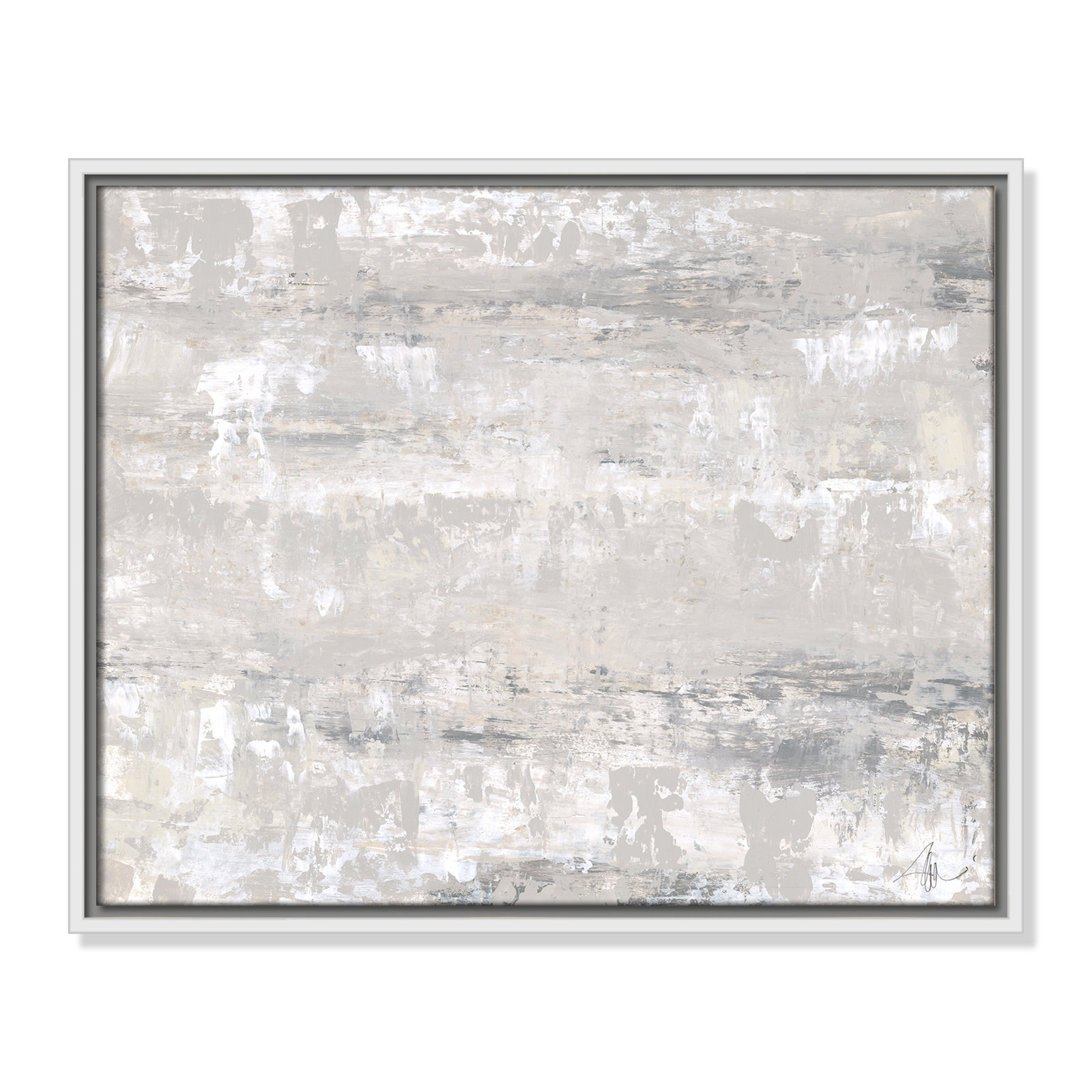 Desert Winds by Filippo Ioco - Print, 17.5" H x 21.5" W x 2" D, White Framed Canvas
