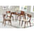 Dining Table with Angled Legs