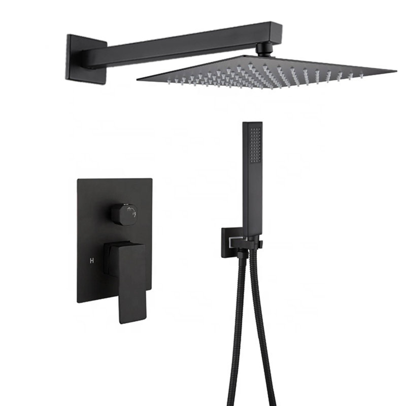 All-In-One Kit with Rough in-Valve, Matte Black