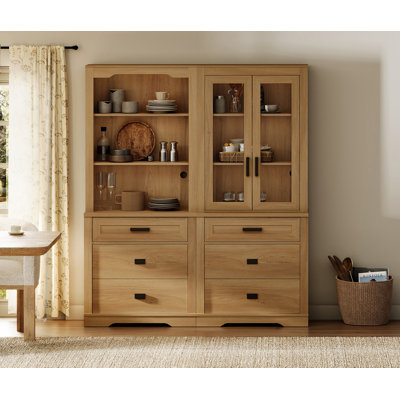 Armoire garde-manger à 3 colonnes et 3 niveaux Glenford