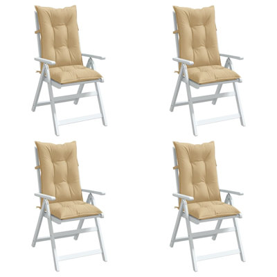 Coussin de chaise à dossier haut 4 pièces Red Barrel Studio® 47,2 po x 19,7 po x 2,8 po