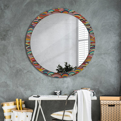 Huldar Glass Flat Wall Mirror