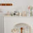 White Manufactured Wood Freestanding Fireplace