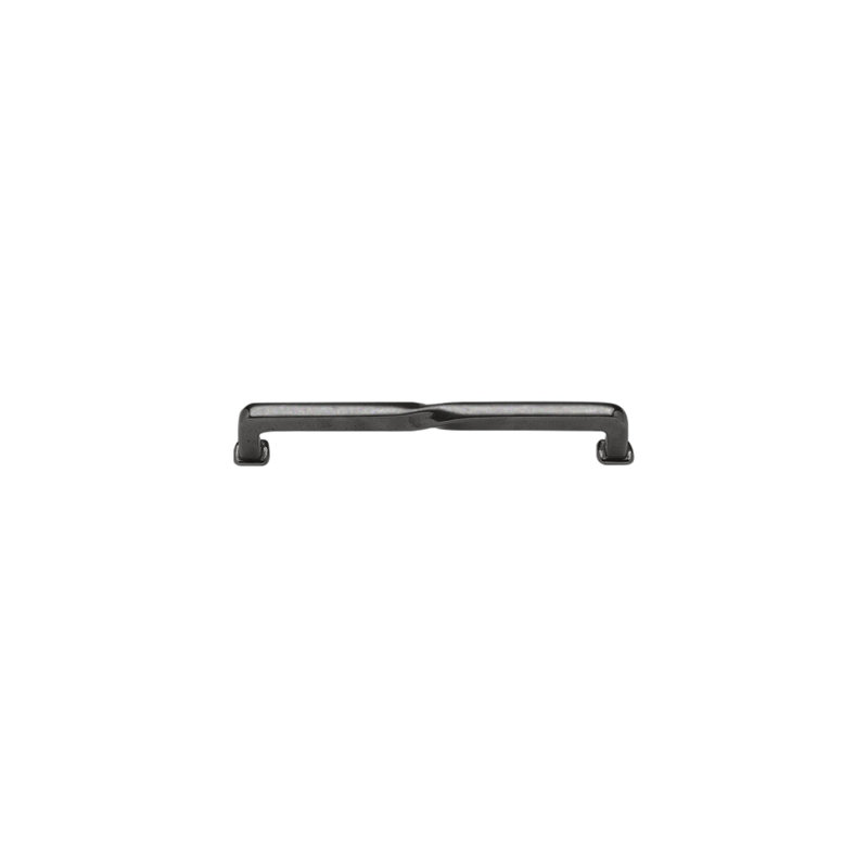Twisted Bar / Handle Pull, White Bronze Dark