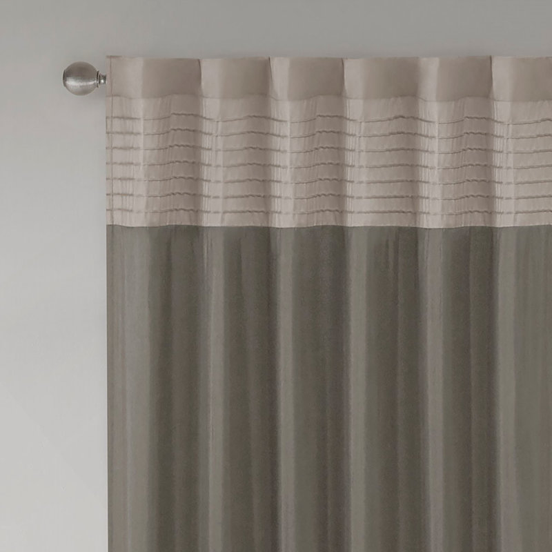 Pintuck Curtain Panel(Only 1 Pc Panel)