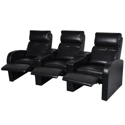 Canapé inclinable 3 places pour cinéma maison