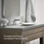 Kohler Hint Centerset 4 inch Bathroom Faucet with Pop-Up Drain Assembly, 2-Handle Bathroom Sink Faucet, 1.2 gpm-1297793940