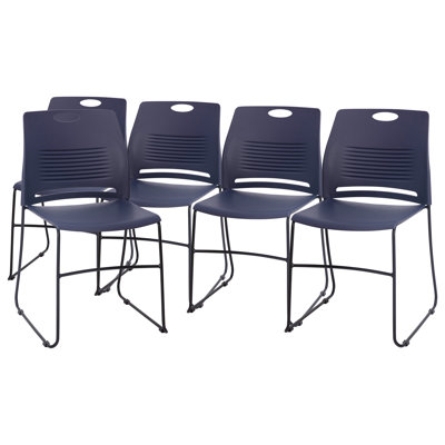Hercules Series Commercial 660 LB. Chaises empilables en acier