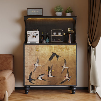 Buffet et armoire bol style français rétro