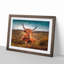 A Resting Highland Cow in Abstract - Framed Print-55629028-55629029