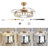 42'' Ceiling Fan with LED Lights