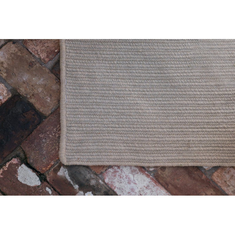 Outdoor Area Rug in Wheat, Rectangle 6' x 9'