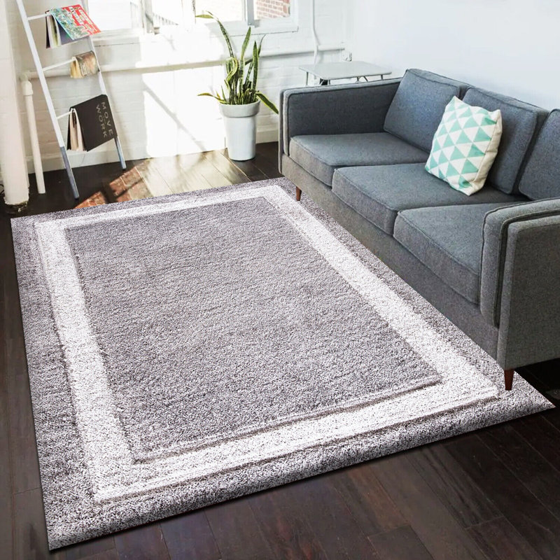 Yorkville Solid Colour Shag Area Rug, Rectangle 160 x 230cm
