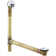 Clearflo 1.5" Leg Tub Drain with Overflow