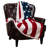 US Flag Print Super Soft Sherpa Throw Blanket-43126304