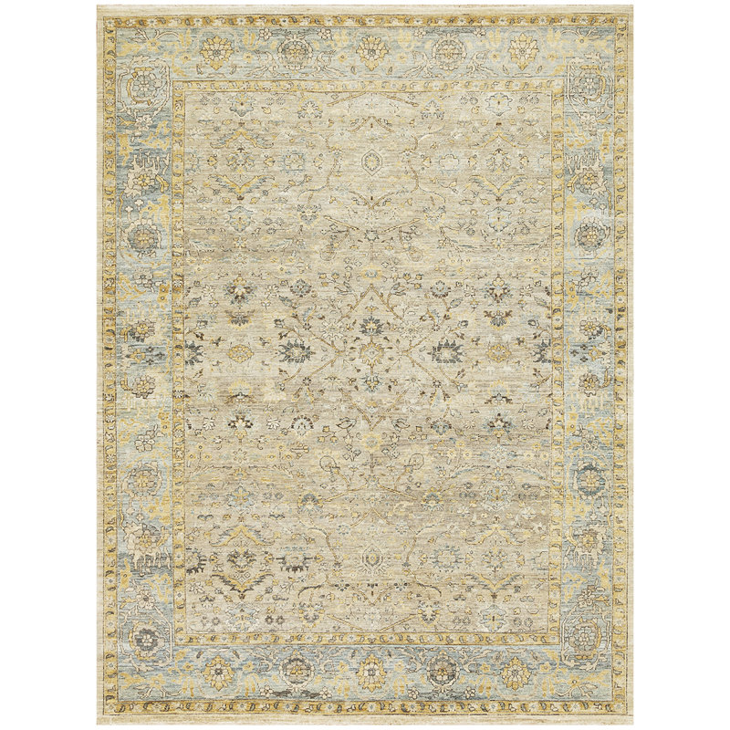 Flatweave Wool Oriental Indoor Rug, Rectangle 9' x 12'