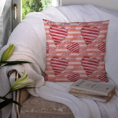 Striped Outdoor Throw Pillow