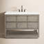 Oakman 48 In. Mango Wood Single Sink Carrara White Marble Countertop Bath Vanity-1918172872