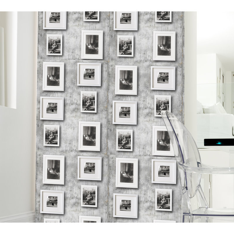 Drusilla 10m x 52cm Textured Matte Wallpaper Roll