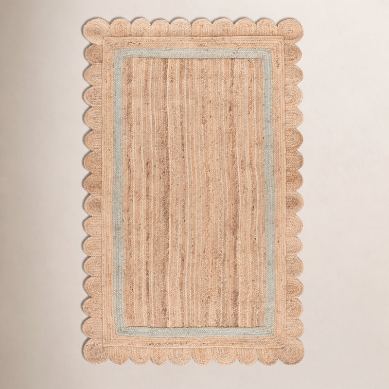 Inaki Jute/Sisal Area Rug, Rectangle 6' x 9'