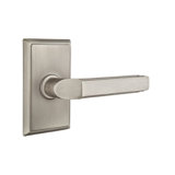 Milano Flat Passage (Hall & Closet) Door Lever with Rectangle Rosette
