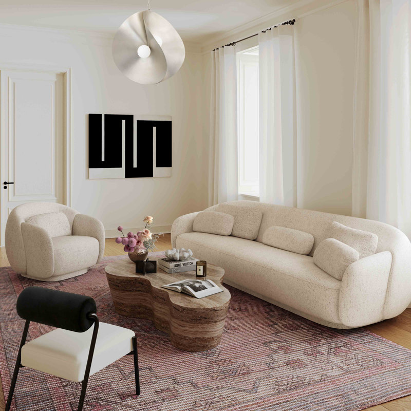 Boucle Living Set, Cream