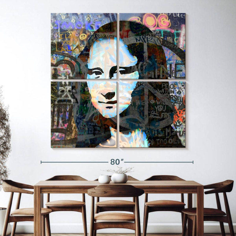 Leisha Imagine Peace, H 74 po x l 74 po