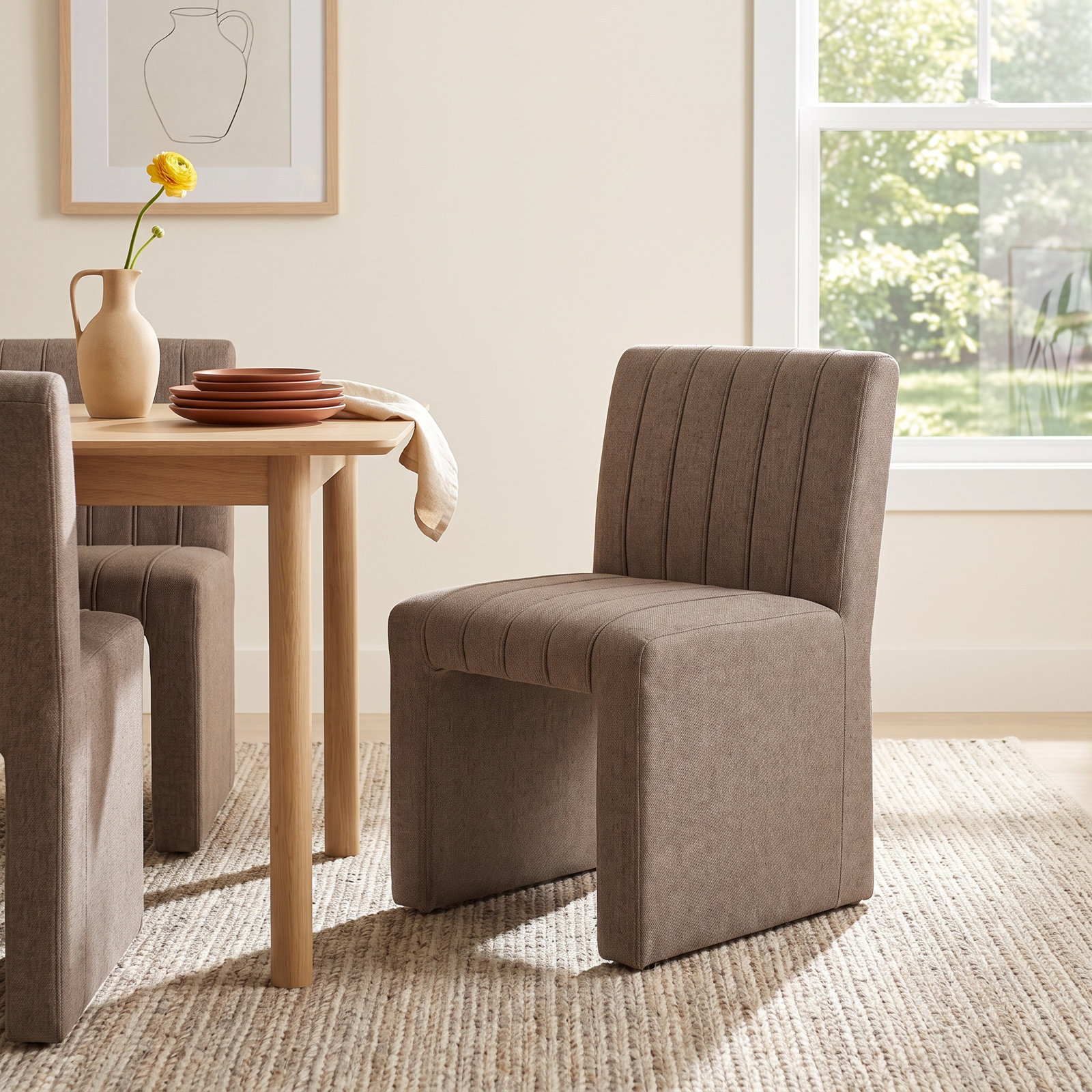 Nashira Dining Chair, Brown