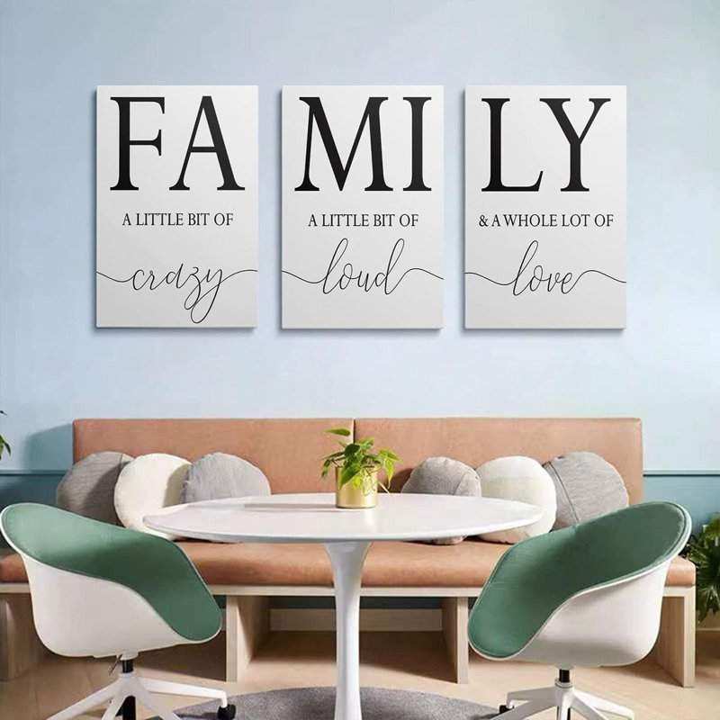 3 Piece Wrapped Canvas Print, 60 cm H x 40 cm W