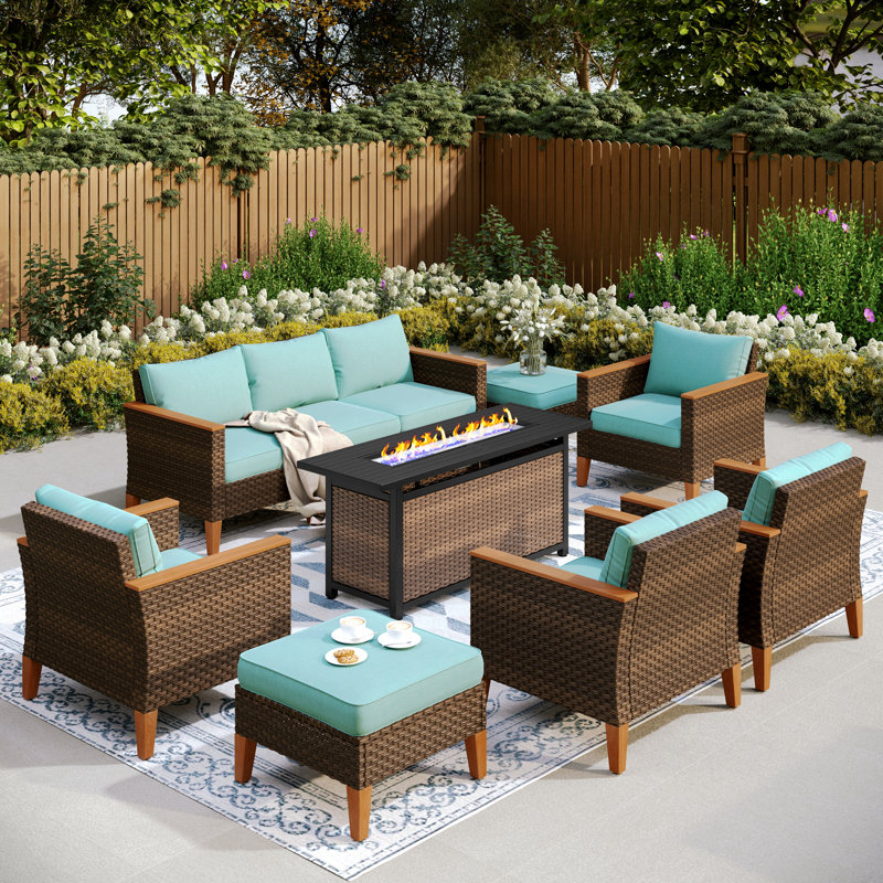 Ensemble modulaire d'extérieur Salem, Oui, Bleu