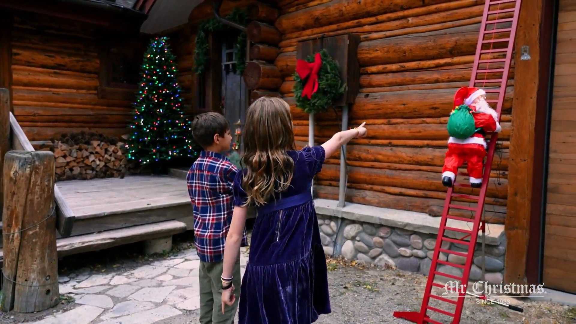 Mr. Christmas 10' Outdoor Animated Super Climbing Santa & Reviews