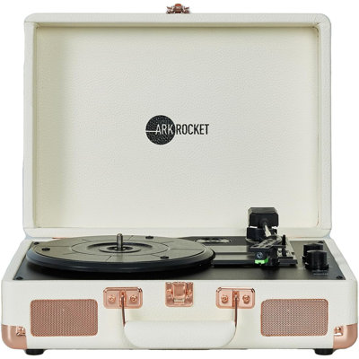 Valise tourne-disque Bluetooth à 3 vitesses avec haut-parleurs intégrés Arkrocket Curiosity