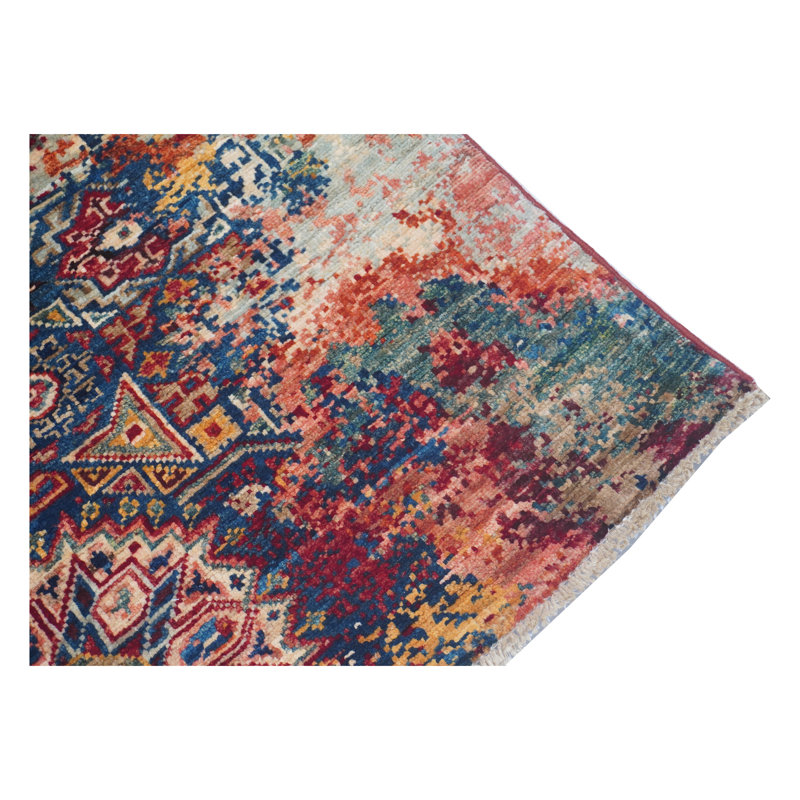 One-of-a-Kind 2'8" X 4' Hand Knotted Area Rug