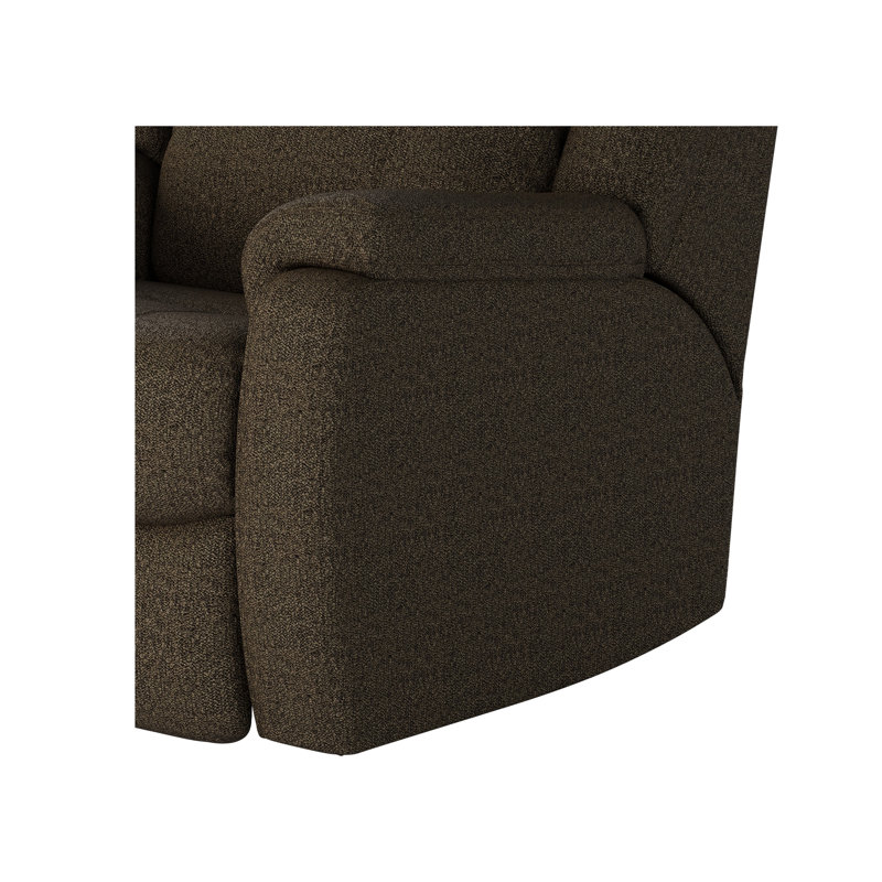 Hercules Dual Power Wall Recliner, Dark Brown Jacquard