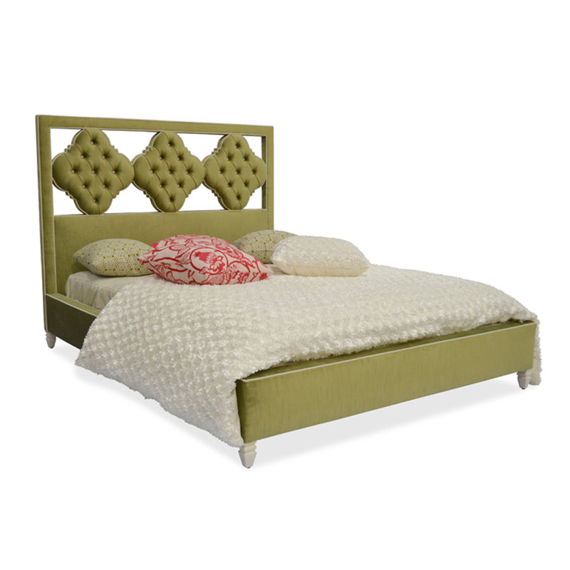 Quadrafoile Upholstered Bed, California King