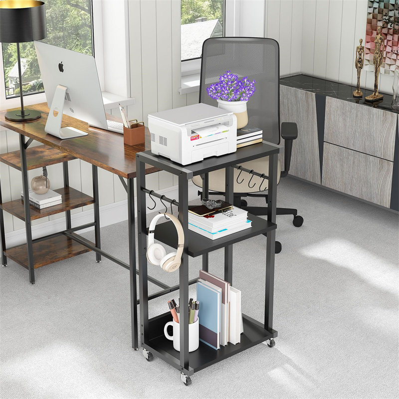 Bennink Manufactured Wood Desk Organiser, Black